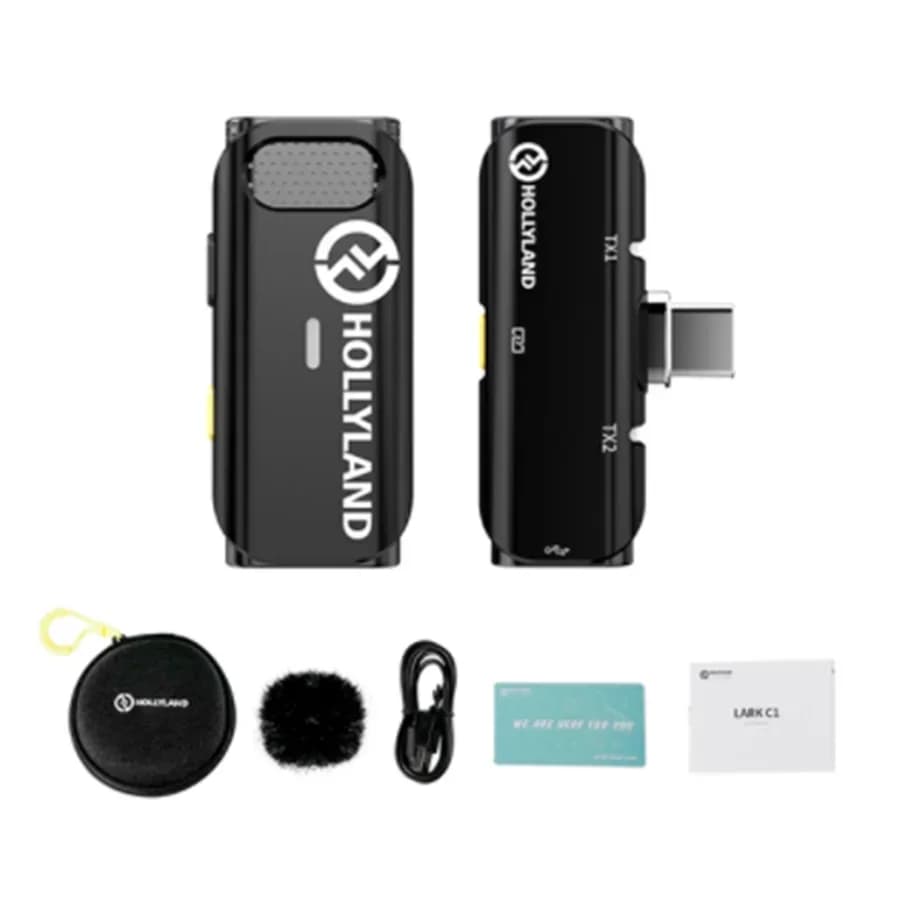 Microfono certificato MFi Lavalier wireless originale Lark C1 per streaming live Vlog