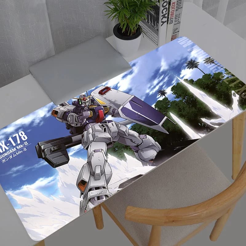 Tappetino per mouse da gioco, accessori Mobile Suit Gundam, tastiera per computer, tappetino per mouse progettato specificamente per giochi e-sport
