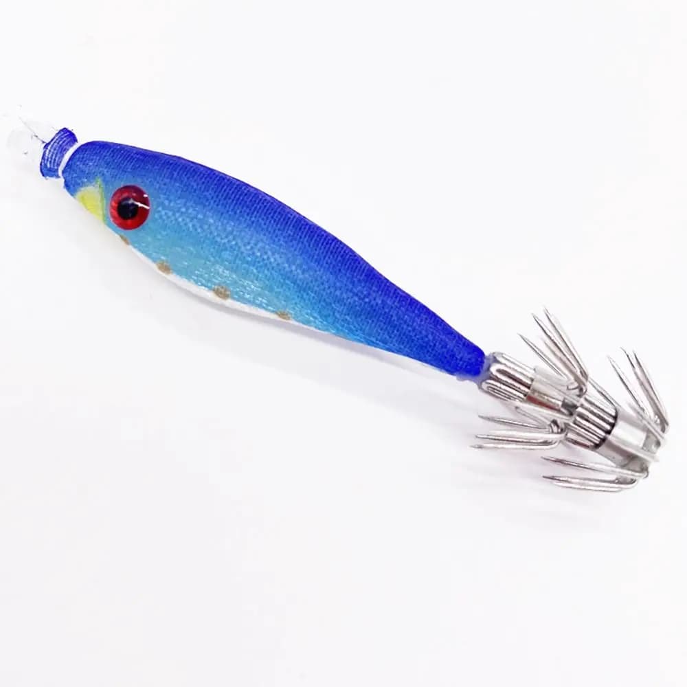 2 pz. 68mm 4g Jig in piombo realistico, esche artificiali a forma di gambero in legno, esche per polpo, amo per calamari