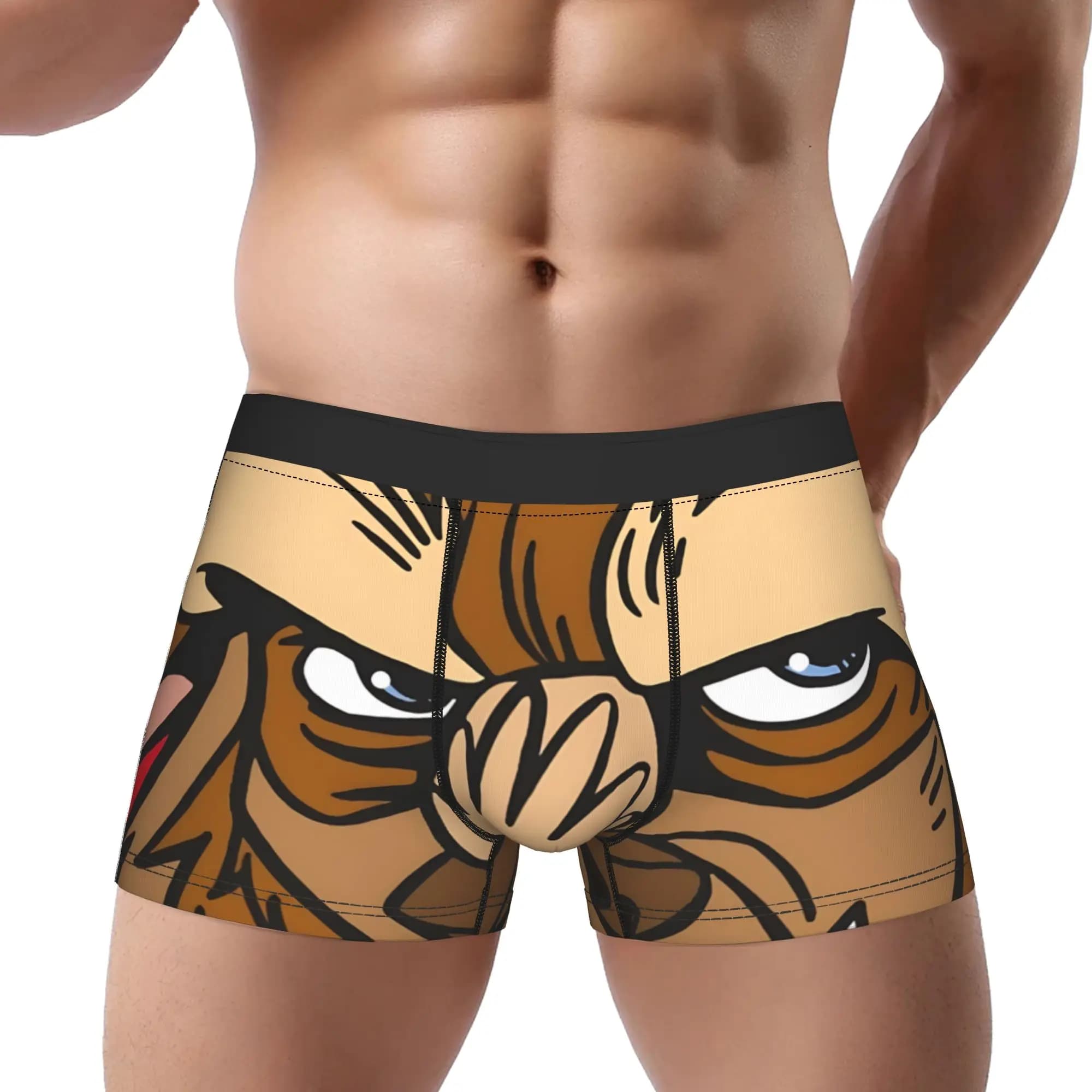 1 pezzo The Prince Turned Beast Beauty & The Beast Underpants Homme Panties Man Underwear Comfortable Shorts