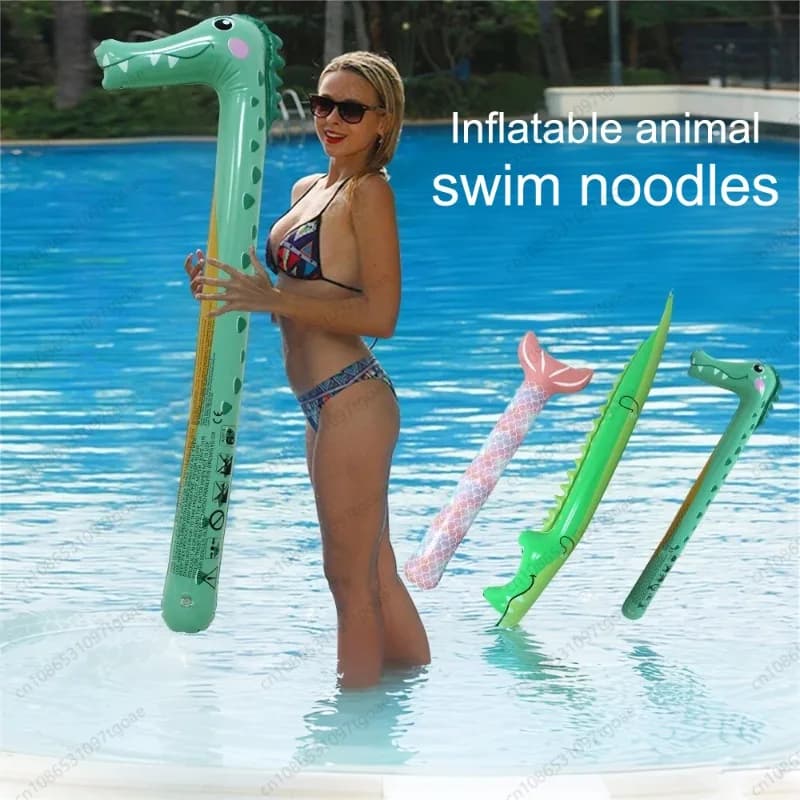 Swimming ring printed fruit series inflatable underarm swimming ring adult inflatable floating row swimming stick