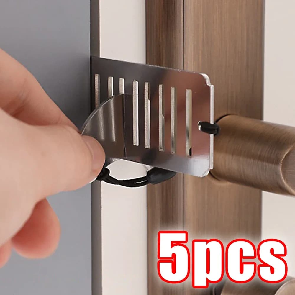 Serratura Portatile per Porta, Sicurezza Extra per Casa e Viaggio, per Maggiore Privacy e Sicurezza in Camera, Hotel, Appartamento, Dormitorio, Fermaporta