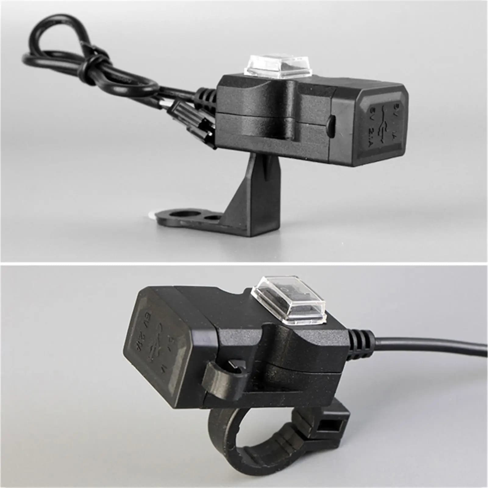 Waterproof USB charging port for motorcycle, quick power socket, USB adapter for GPS, tablet, dashboard camera, motorcycle