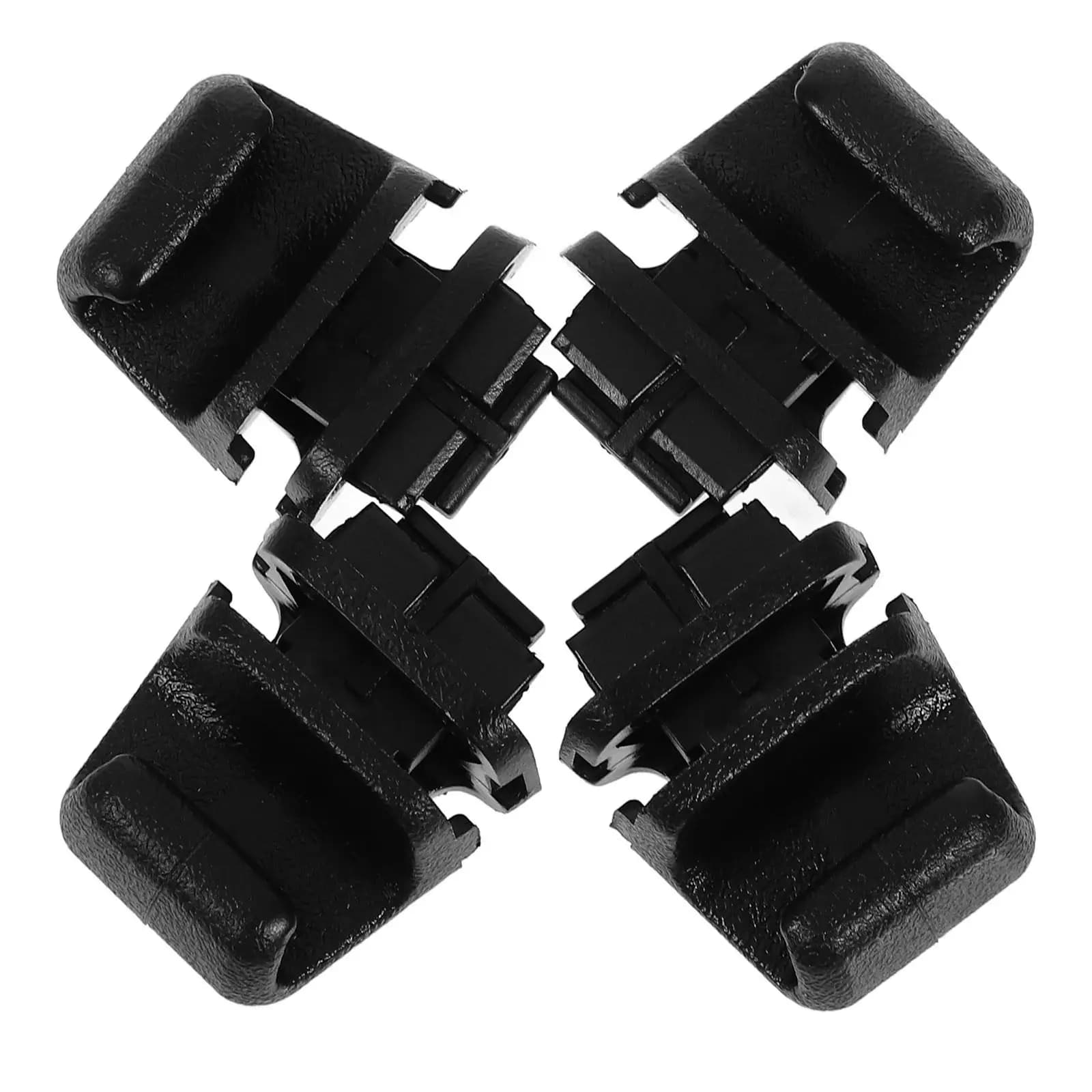 4Pcs Rear Door Curtain Hooks Plastic Car Interior Sun Shade Holders Curtain Tieback Replacement Hardware for Windows