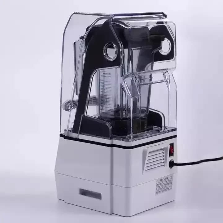 1500W 1.5L Commercial Industrial Blender with Soundproof Cover for Coffee Shops