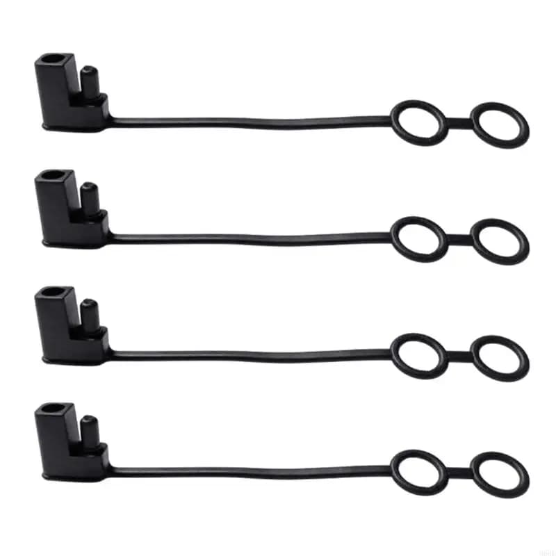 4pcs Replacement of SAE waterproof cover caps for SAE Power Solar Automotive connectors Installation accessories