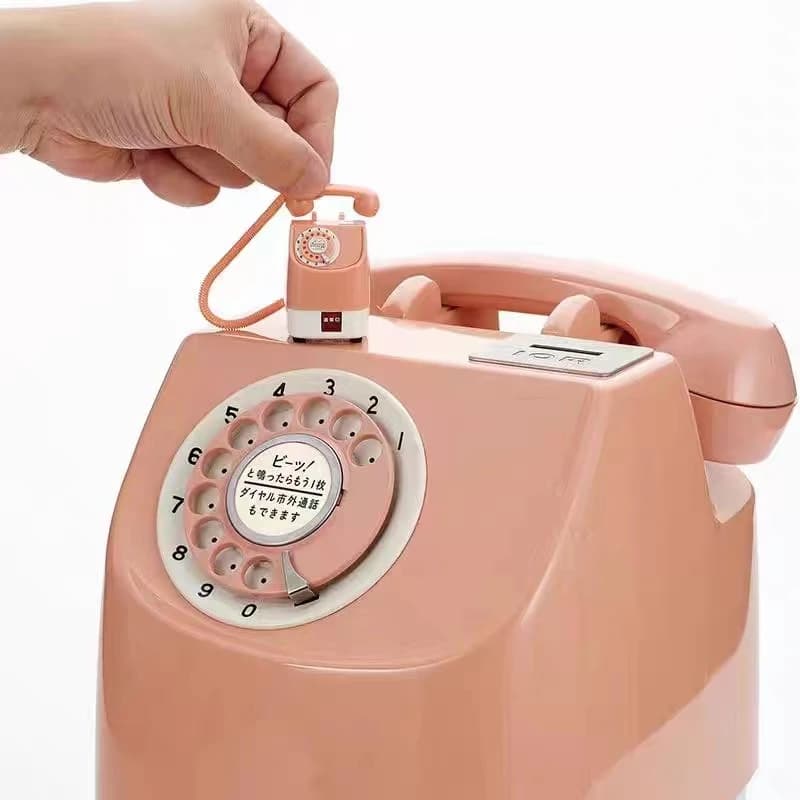 Giocattoli in capsule originali, simpatici telefoni a quadrante rotante, telefono pubblico, collezione Gacha, edizione extra (riedizione), personaggi per casa delle bambole BJD