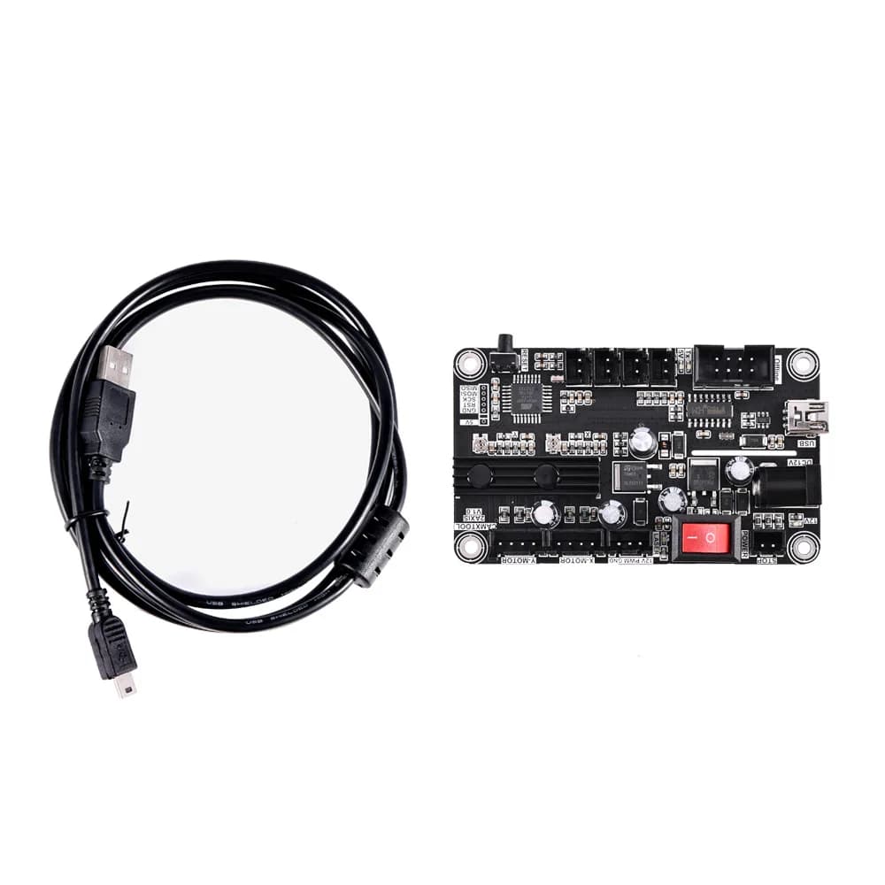 Two-axis control card Two-axis USB control card for laser engraving machine Small CNC engraving machine DIY