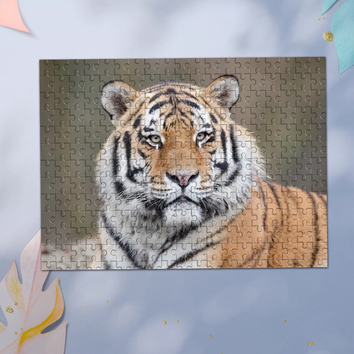 35/300/500/1000 pezzi Foto personalizzata personalizzata Puzzle Tigre Regali personalizzati per feste Matrimonio Compleanno San Valentino Madre