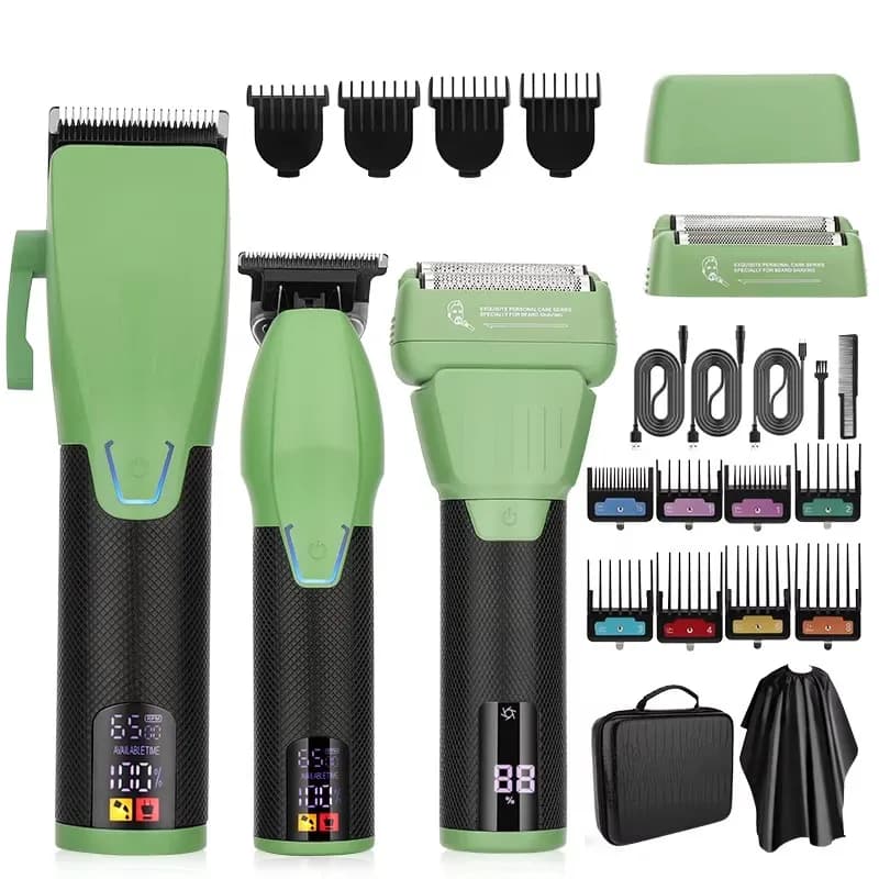 Resuxi 362 waterproof kit with magnetic shaver, new professional haircut, hair care kit, hair trimmer, haircut machine