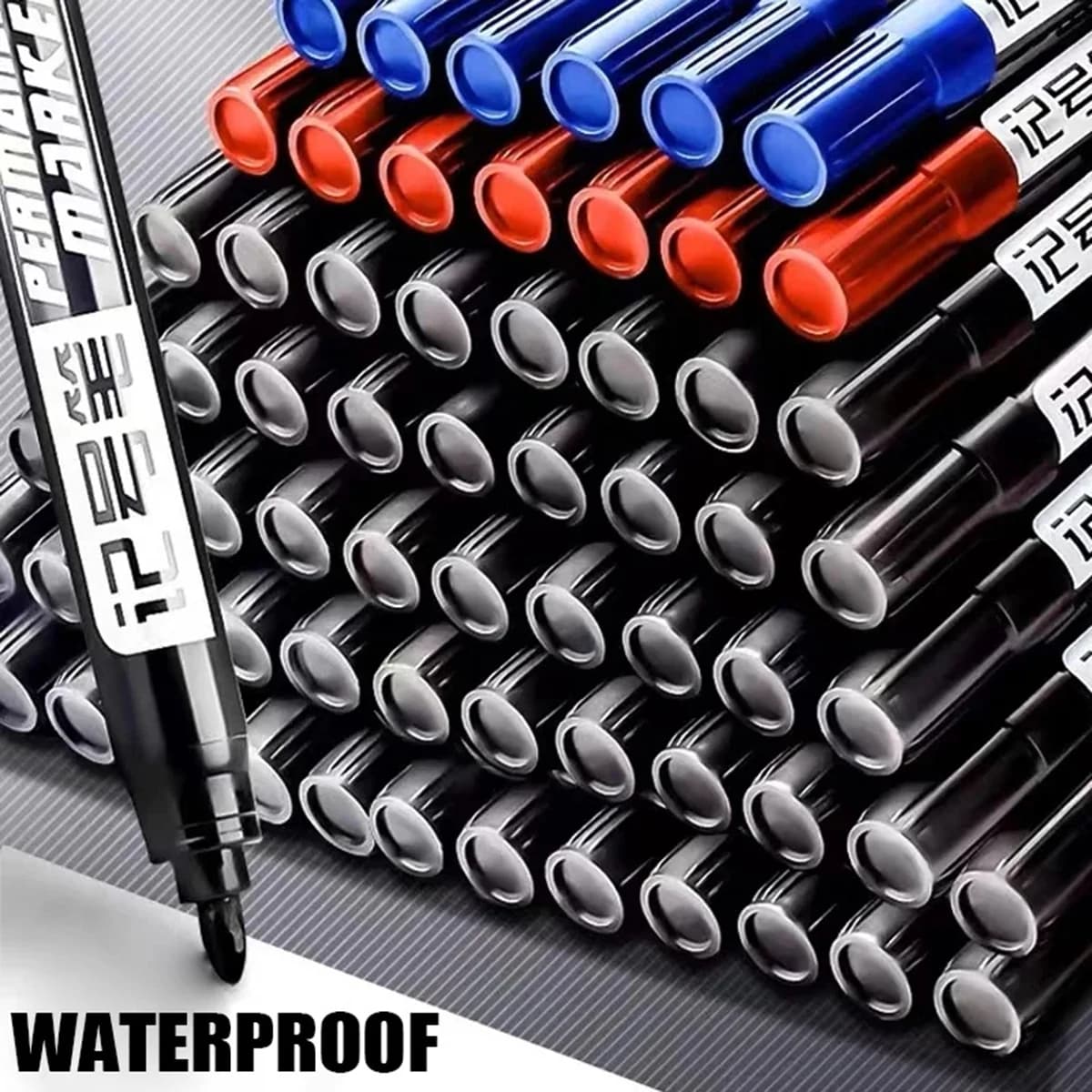 6/10 PCS Pennarello Permanente Manga Disegno Pennarelli Nero Blu Rosso Impermeabile Inchiostro Schizzo Penne Cancelleria Materiale Scolastico D'arte
