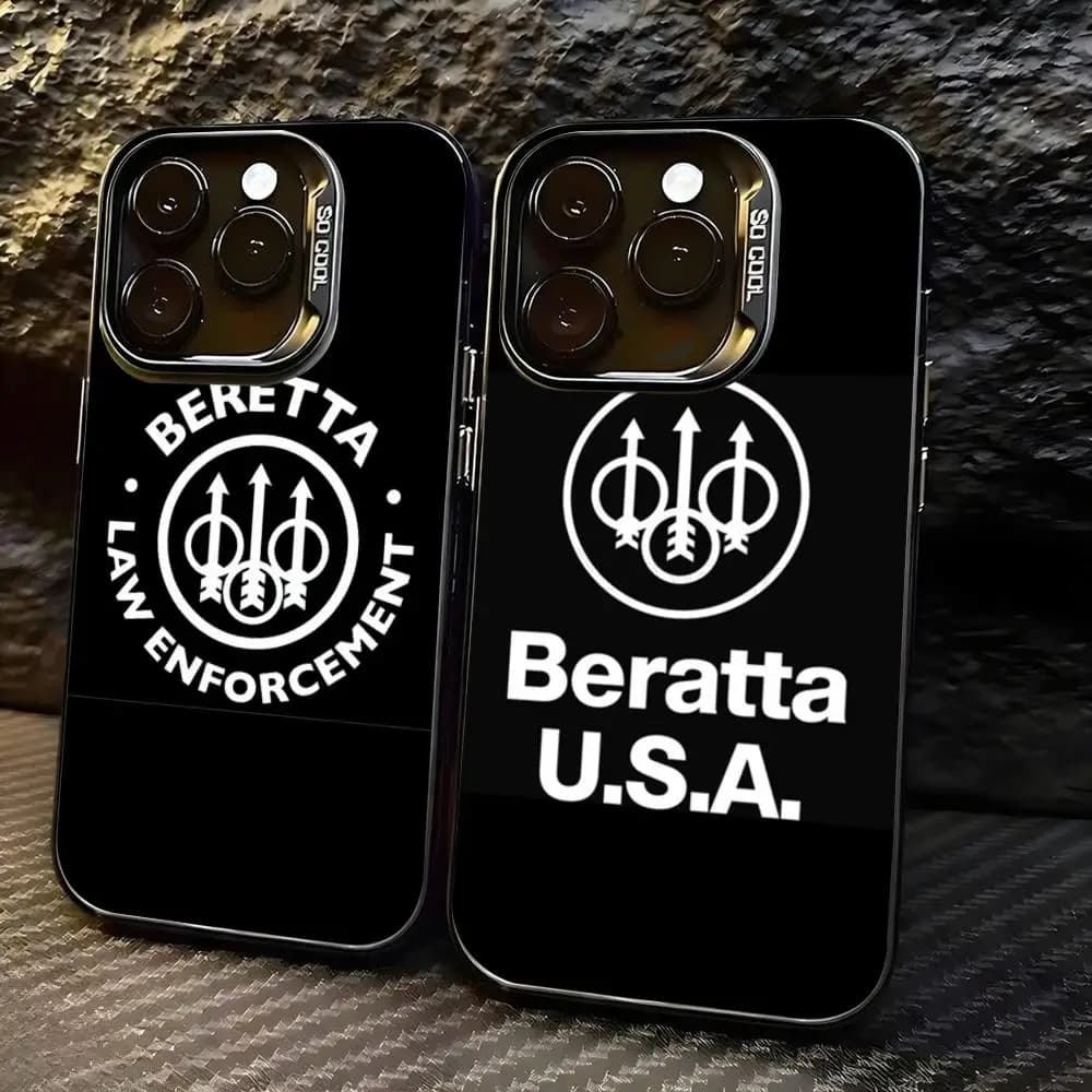 Cool B-Bere-Tta popular Phone Case For lMDColor Silver Shell For lPhone 17 16 e 15 14 13 12 11 Pro Max Plus