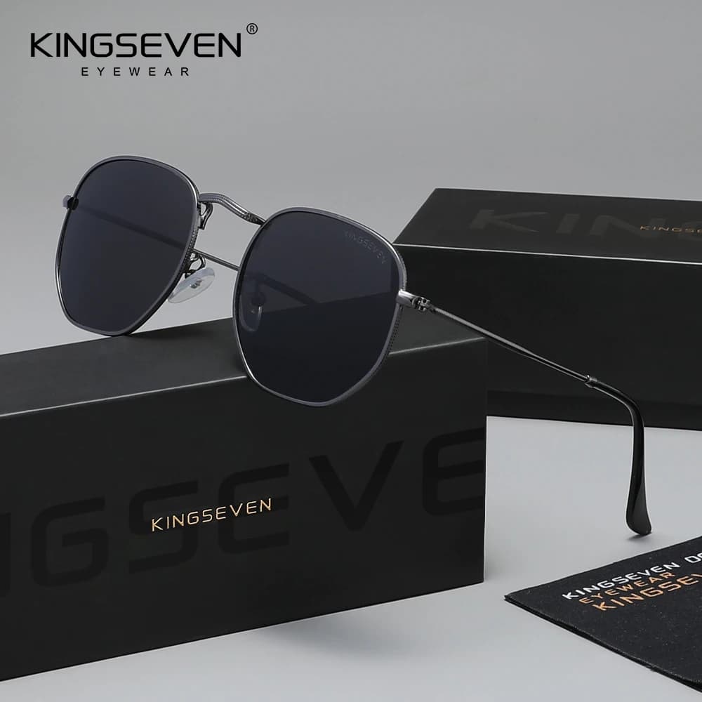 KINGSEVEN Polarized Sunglasses Men Driving Fishing Brand Designer UV400 Eyewear Light Weight for Lady