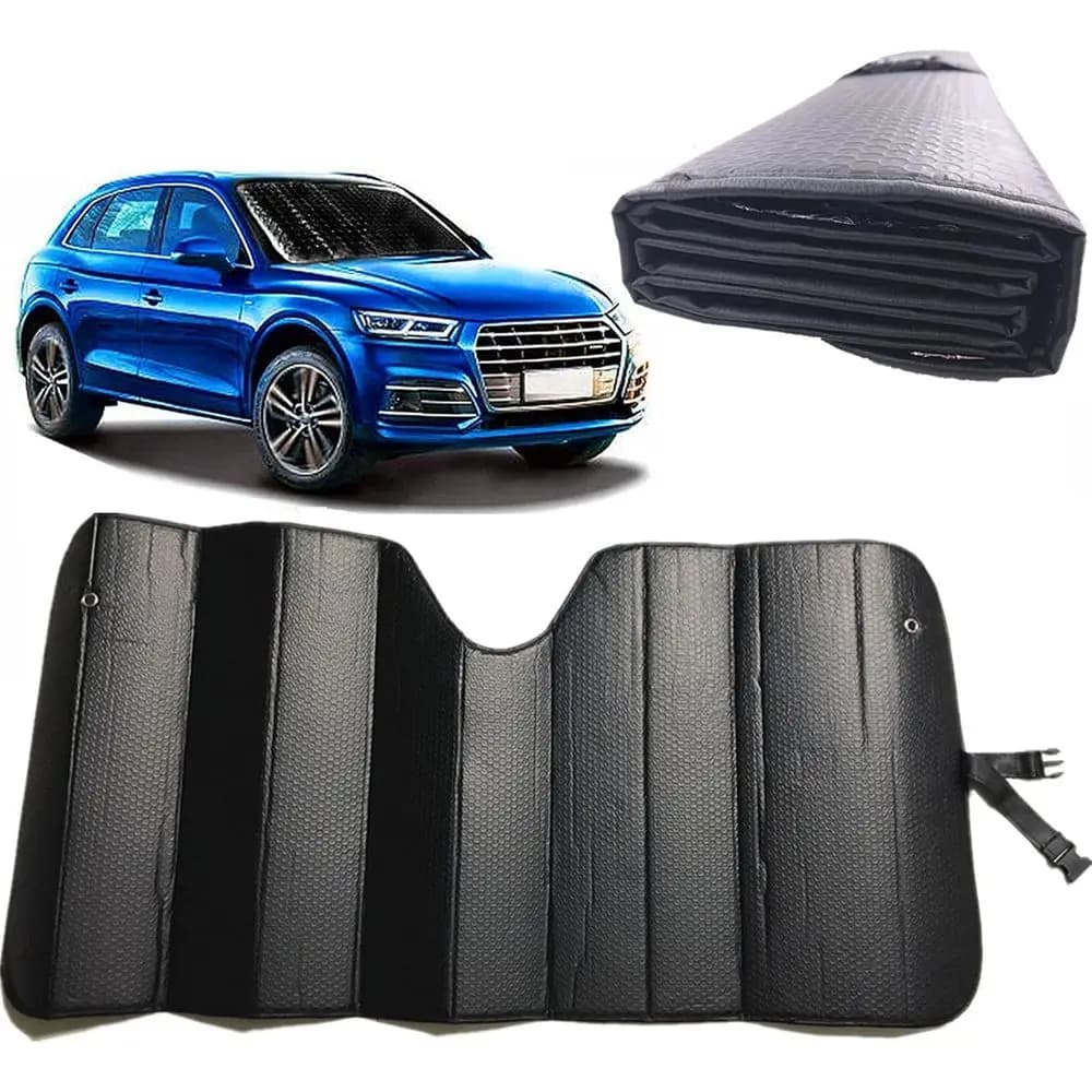 Windshield Sunshade, Sun Protector, Front Window Shade-Thicken 5-Layer Bubble Auto Windshield UV Protection and Heat Reflector 5