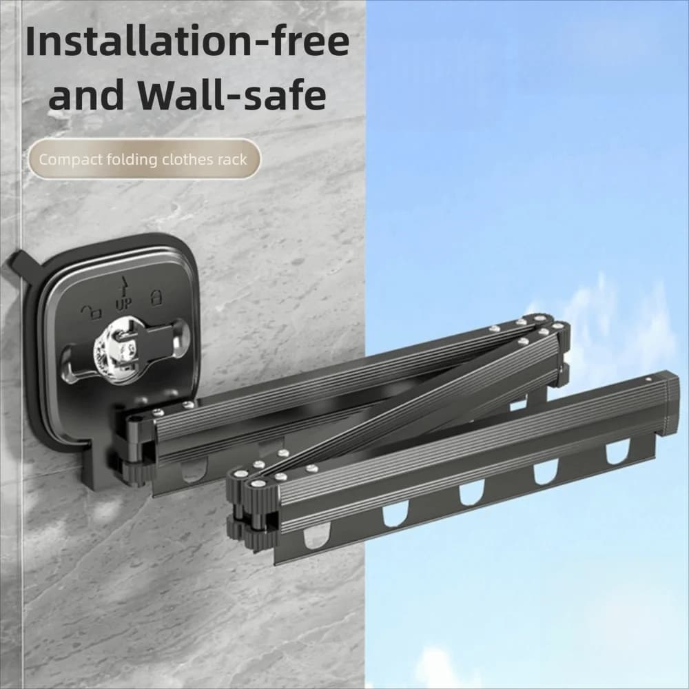 New folding coat hanger retractable space storage stendibiancheria rotante folding stretcher for domestic use