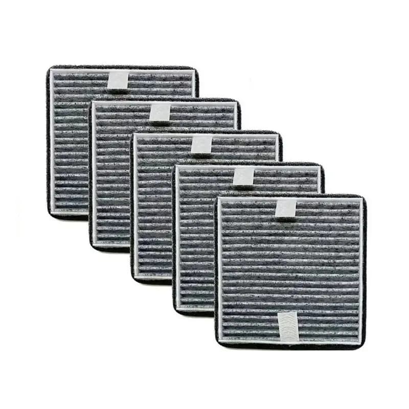 Filtri al carbone di ricambio ABUD (5 pezzi) per purificatore d'aria Febreze FHT150W FRF10 - Tipo carbone attivo