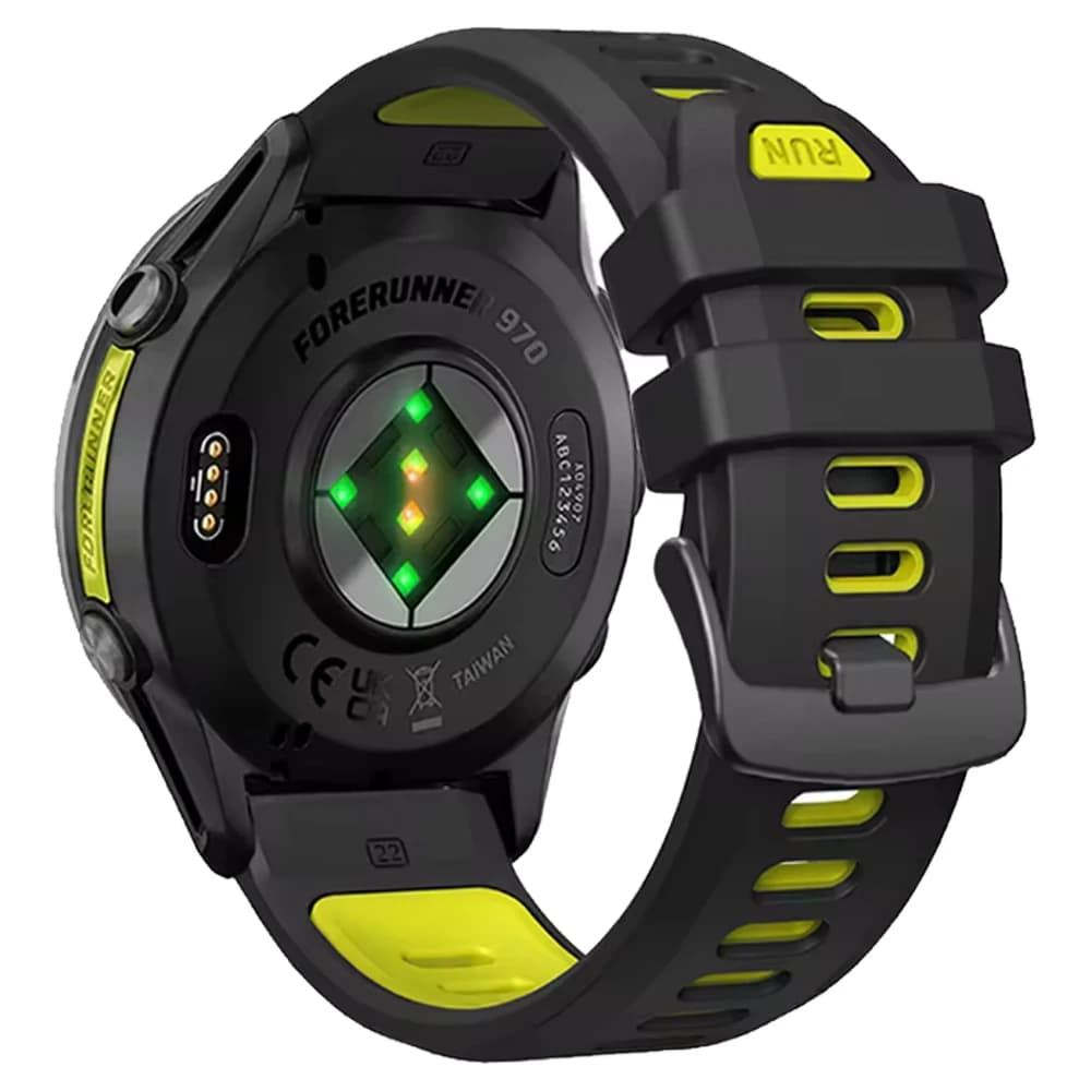 Cinturino da 22mm per Garmin Forerunner 970 cinturino ufficiale in silicone Smart Watch per Garmin Forerunner 965 745 955 945 935 braccialetto sportivo