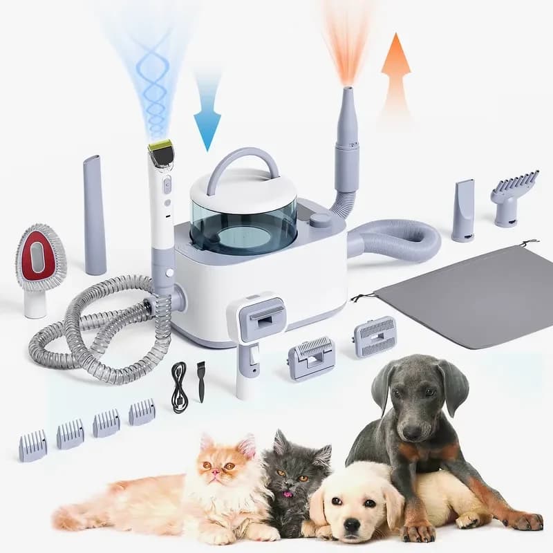 Professional Pet Hair Clipper Trimmer for Dogs Cats Horses Adjustable Guide Comb Set Grooming Tool for Domestic Animals Care