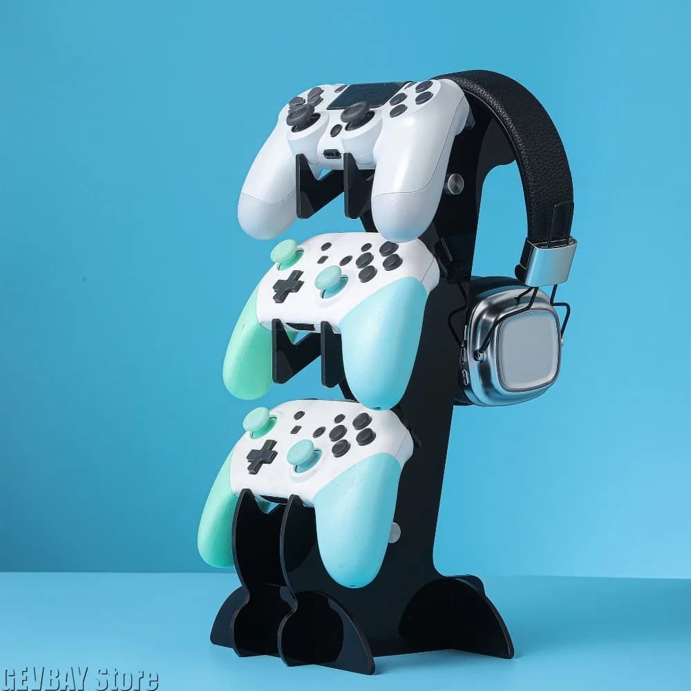 Supporto Universale per Cuffie per PS5 PS4 Xbox Switch - Accessorio da Gaming a Tre Livelli