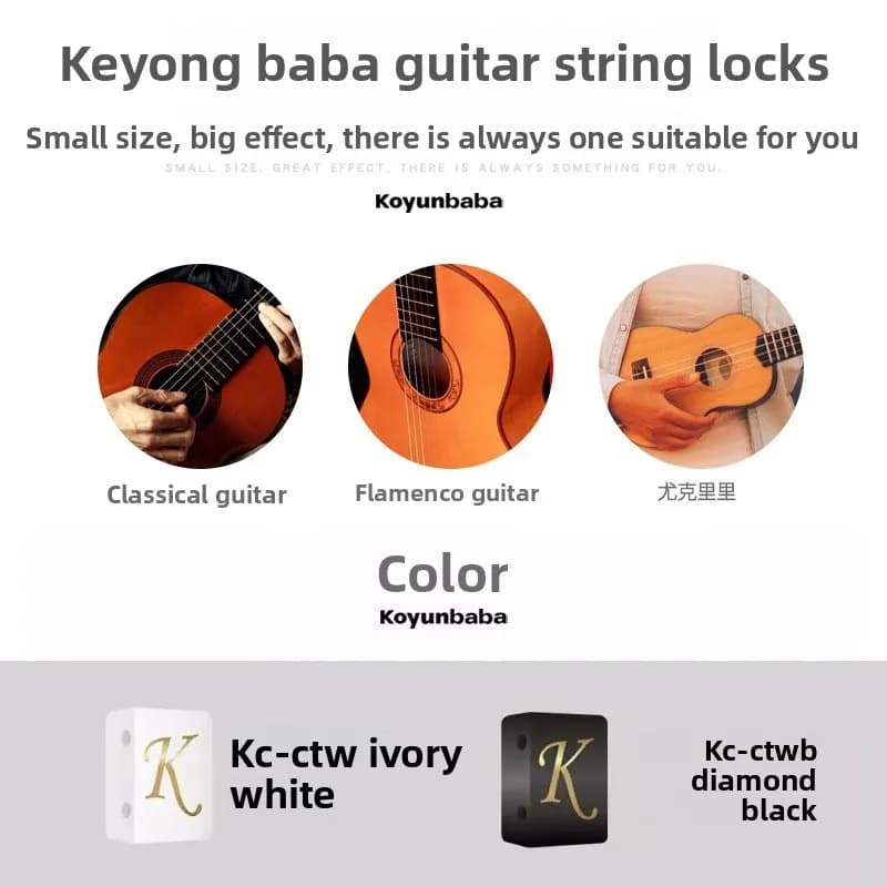 Classical Guitar Buckle Triangle Buckle Ukulele Fast Winder