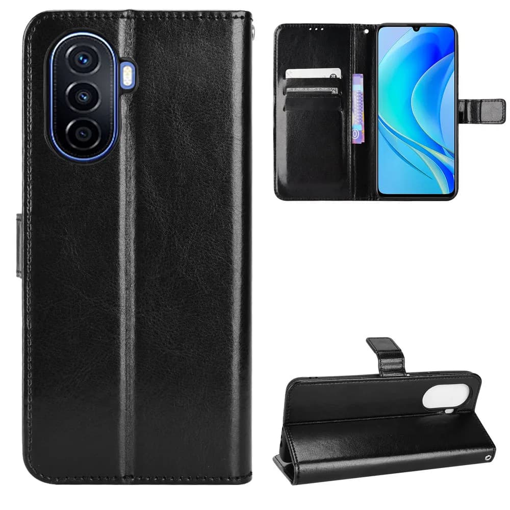 Per Huawei Nova Y70 custodia di lusso in pelle PU slot per schede portafoglio custodia per cordino per Nova Y70 Plus Y 70 NovaY70 borse per telefono