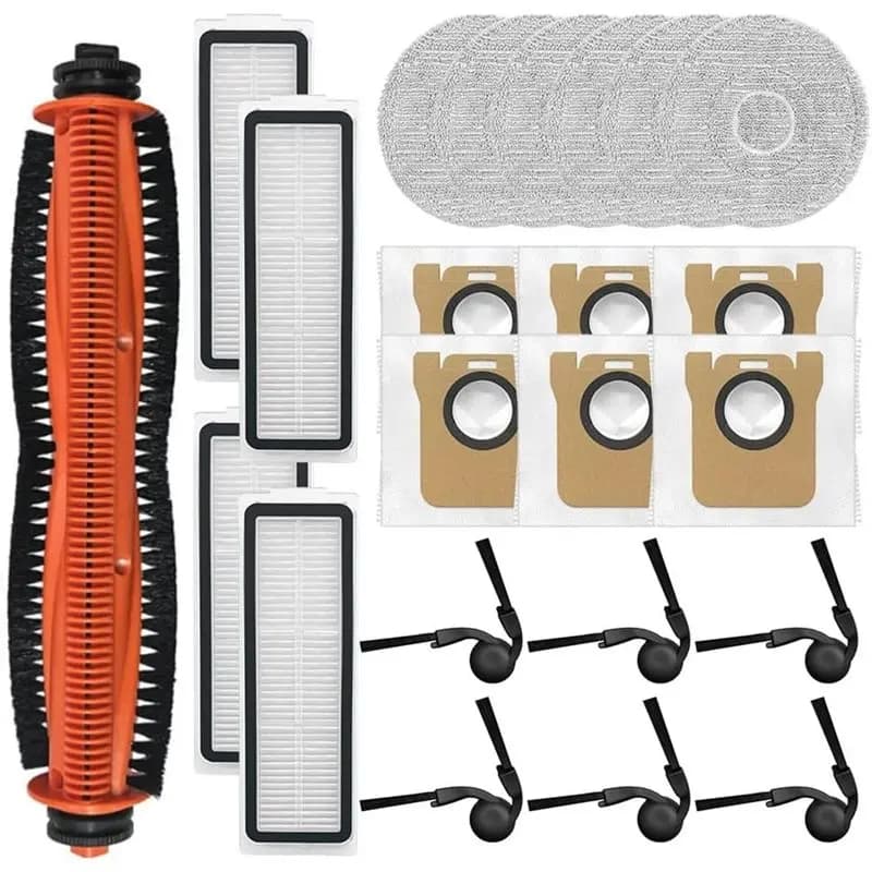Set di parti di ricambio X09A per robot aspirapolvere 5/OV31GL - Accessori completi inclusi filtro, panno, sacchetto per la polvere, spazzola