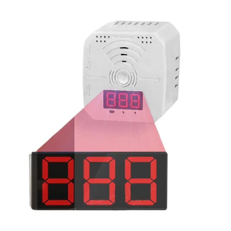 Rilevatore di monossido di carbonio Livelli Co Monitor Allarme Monitor Co portatile Allarme sonoro e luminoso Carbonio a batteria