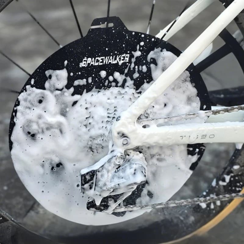 Copertura di protezione per la pulizia dei freni a disco per lavaggio del motociclo della bicicletta Copertura della ruota della protezione anti-grillo per parti di biciclette da montagna MTB da strada
