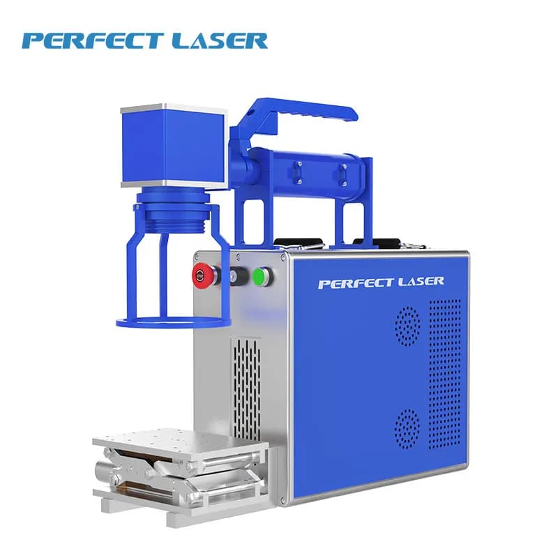 Perfect Laser Mini CNC Laser Machine Portable for Marking on Bottles, Metal, Stainless Steel, Plates, Alloys - Engraver Price 20W 30W