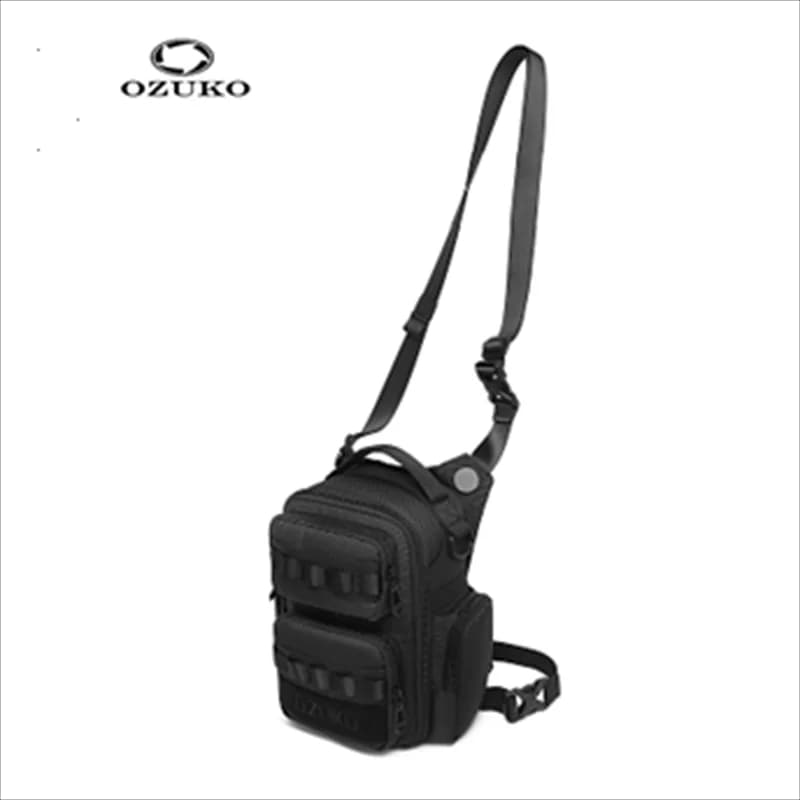 OZUKO Borsa da viaggio tattica Borsa da gamba per moto Borsa da uomo per anca Borsa laterale da gamba Borse da viaggio Borsa da marsupio casual da esterno