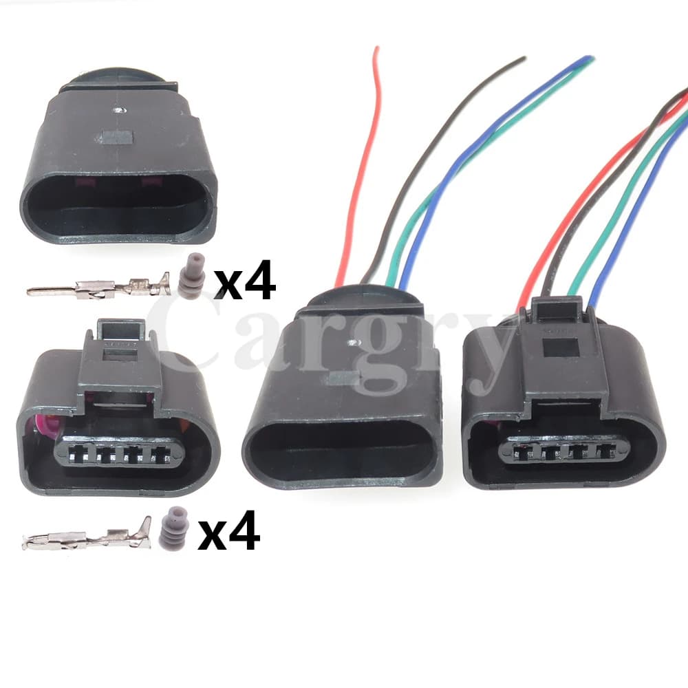 1 Set 4P 8K0973704 1 j0973804 1 j0973704 spina per sensori di ossigeno per Auto per VW Audi presa di cablaggio sensore di pressione di aspirazione automatica