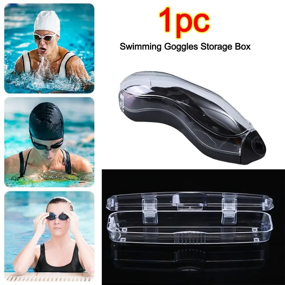 Anti-fog swim glasses box Protective case Waterproof diving glasses box Swimming equipment Eyewear accessories