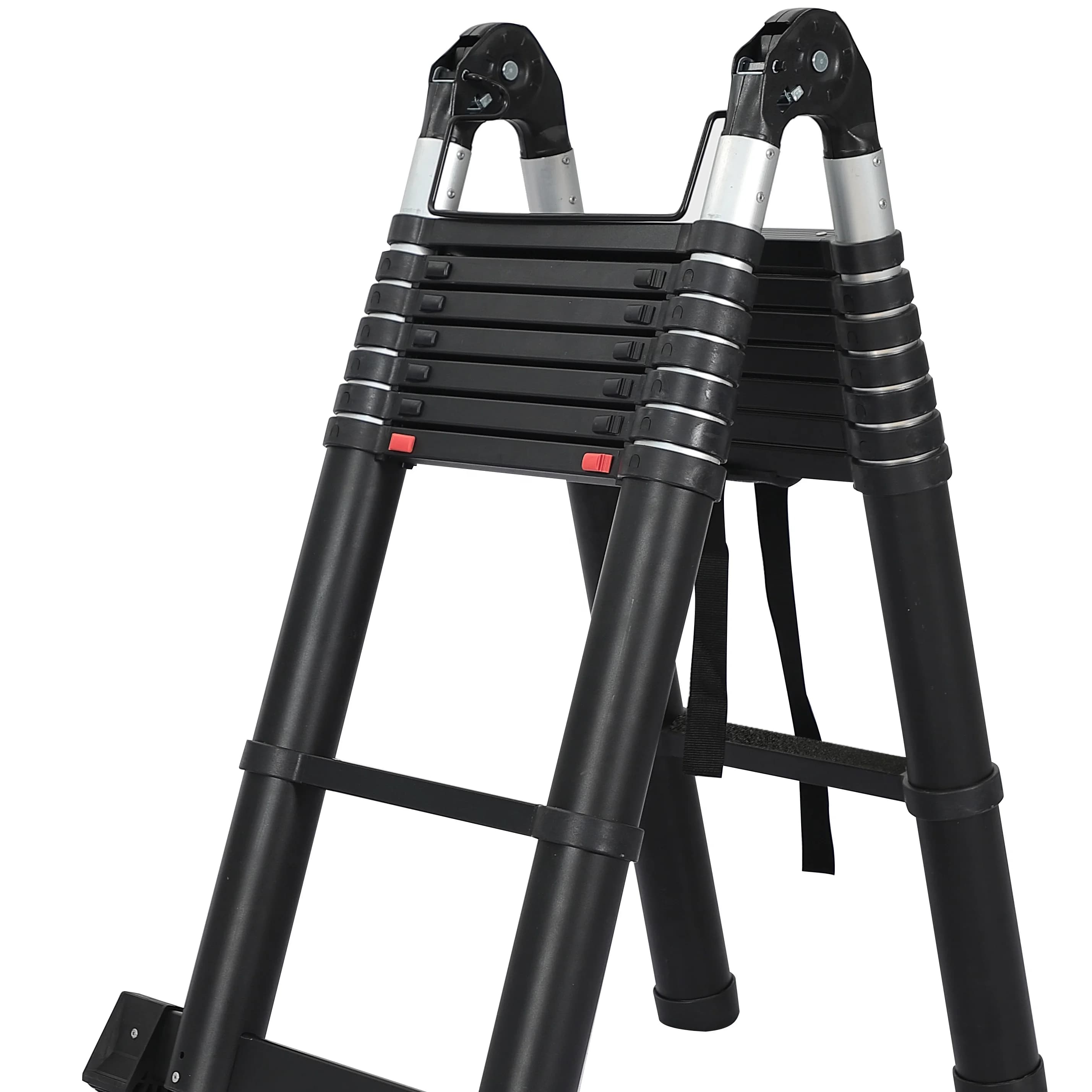 Modello multifunzionale Scala da 2,5+ 2,5 m, doppia scala telescopica multifunzione in alluminio da 5,0 M EN131 CE