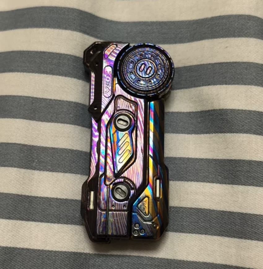 Used EDC YEDC MT99 Zircuti fidget spinner metal decompression toy