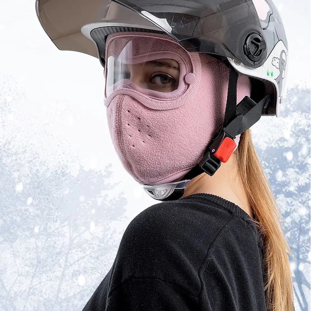 Maschere Integrali Antivento per Sci e Ciclismo con Schermo HD, Traspiranti e Antiappannamento