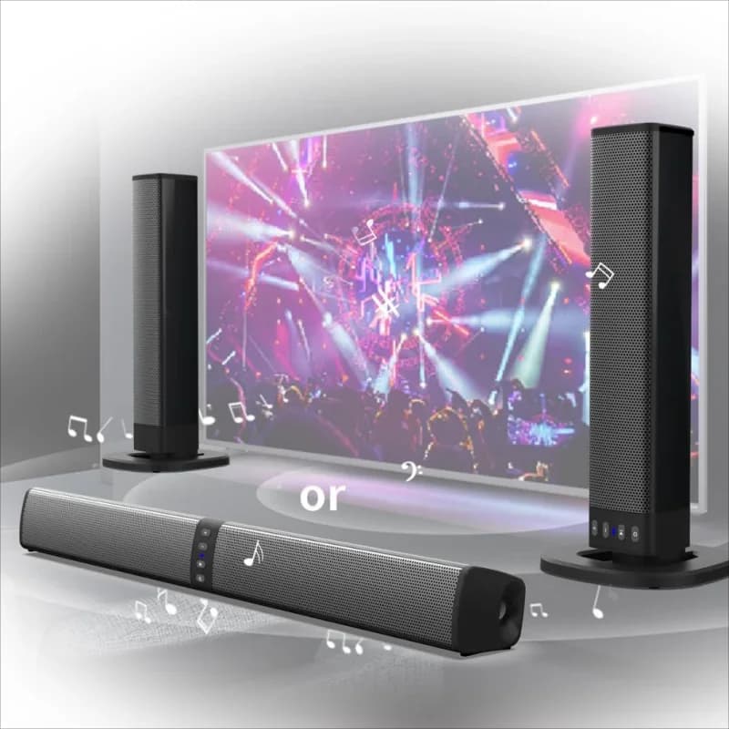 Potente soundbar Sound Radio Blaster Bar Audio TV PC Computer Subwoofer Altoparlante wireless per home theater