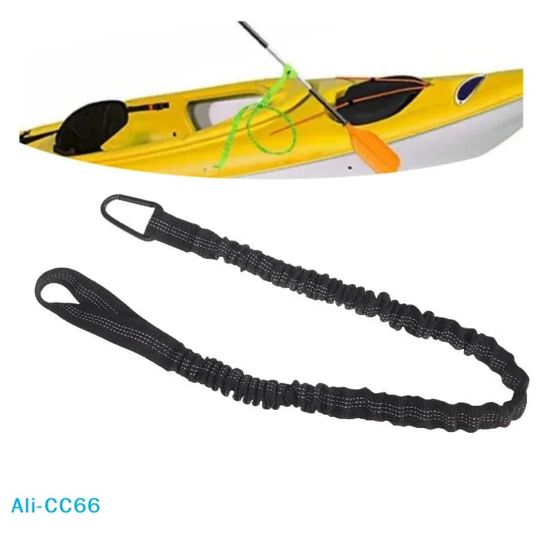 【C】1 Pezzo Corda Elastica Anti-Caduta per Kayak, Gommone, Tavola da Surf, Accessorio per Pesca e Trazione