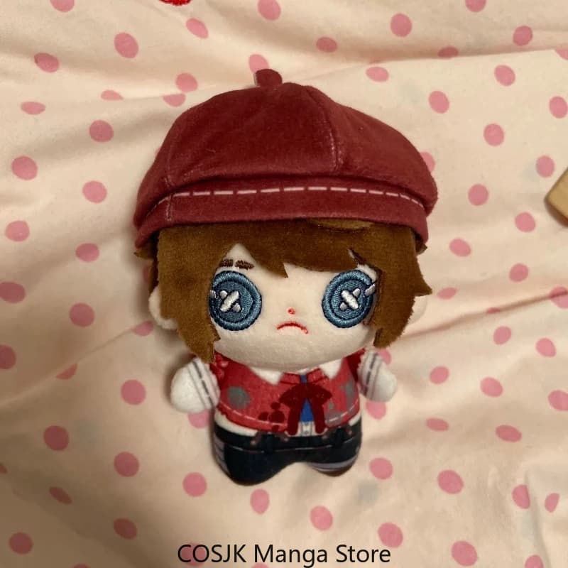 Anime Identity V Painter 10cm Printed Body Cotton Figure Detachable Hat Cute Pendant Game Plush Stuffed Pendant Ornament Gift