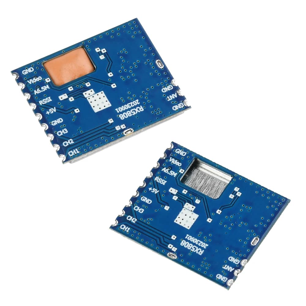 Modulo ricevitore audio video 5.8G Modulo di ricezione e trasmissione RX5808 Ricevitore di controllo SPI 4.8G-6.0GHZ per elicottero FPV