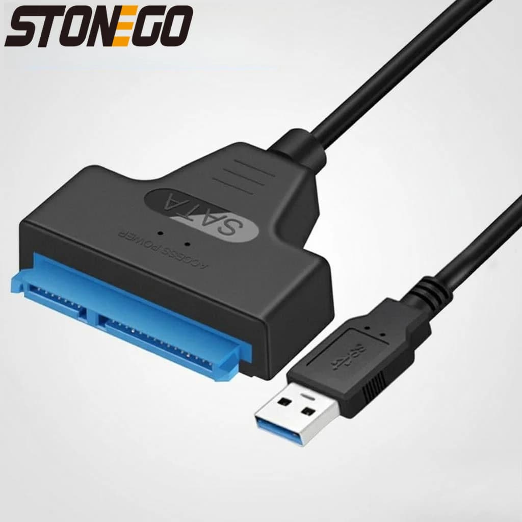 STONEGO Cavo USB SATA 3 da Sata a USB 2.0 Adattatore USB2.0 tipo C per disco rigido SSD esterno da 2,5 pollici