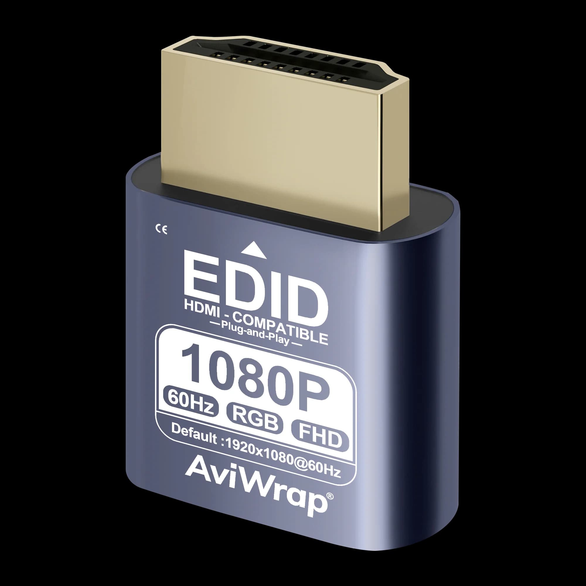 HDMI Dummy Plug 4K,Virtual Monitor EDID Emulator,Headless Display Adapter,Supports 4K/1440p@60Hz,1080P@120Hz
