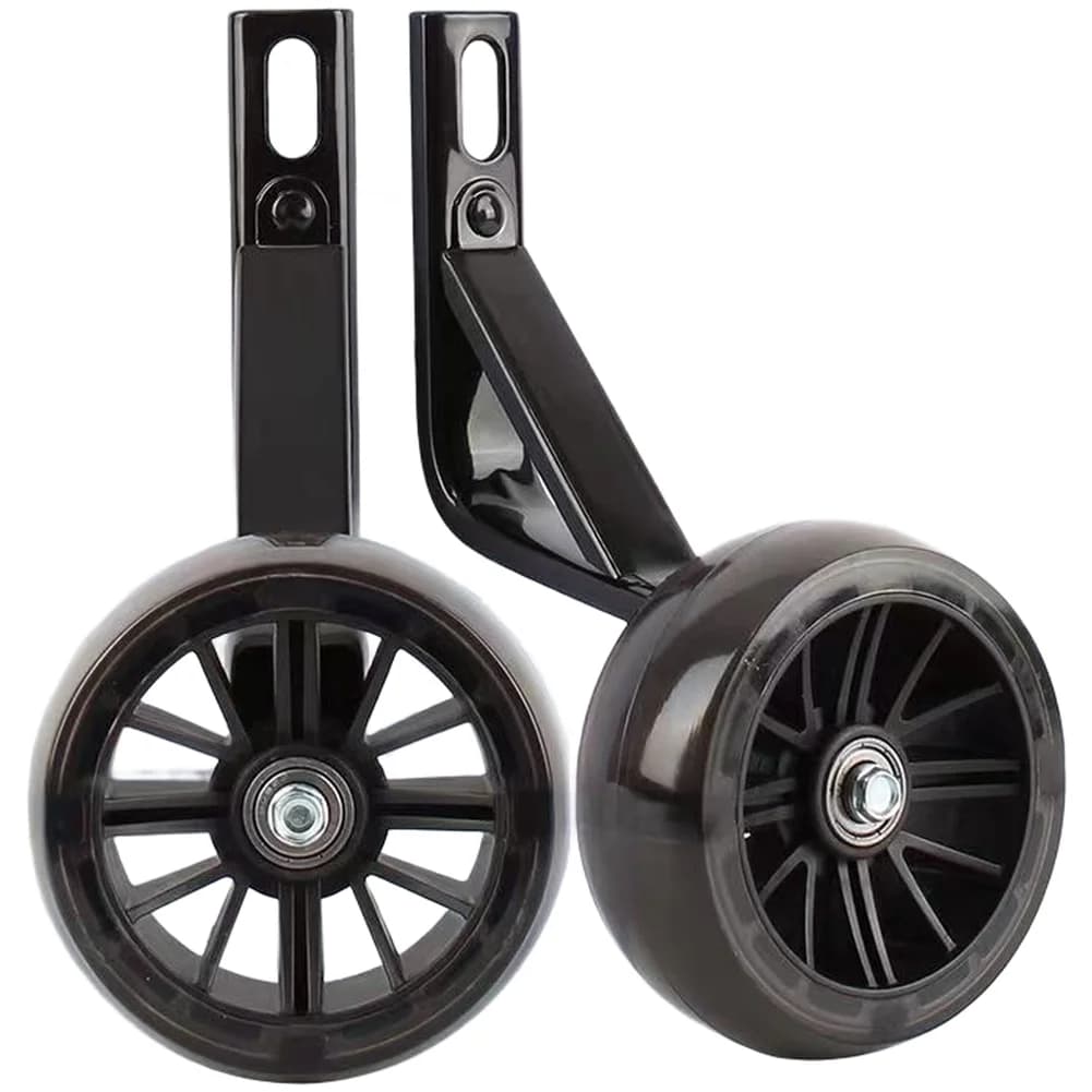 Youth Bike Training Wheels Stabilizers Standard Side Support Adjustable Height Bicycle Parts Easy Installation