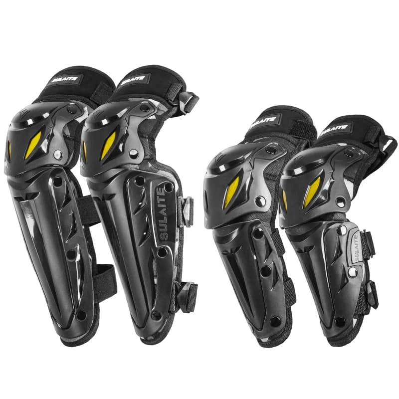 Ginocchiere da motocross Protezione da moto Gomito da equitazione Ginocchiere da moto fuoristrada da corsa MTB