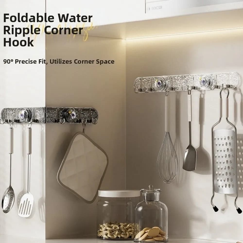 Rotating Folding Suction Cup Hook Non-Slip Multi-Purpose Wall Mounted Hook Space Saving High Weight Robe Hangers Laundry Room