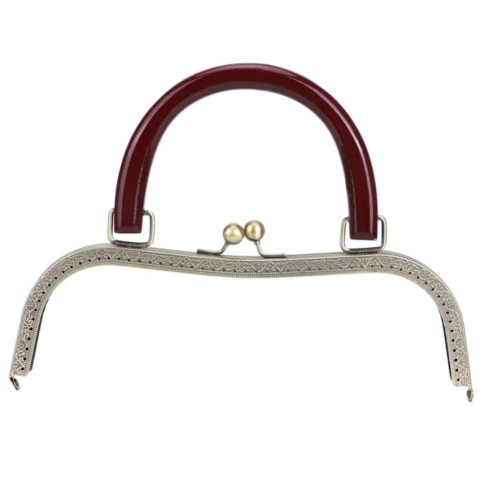 Luggage Accessories Coffee Purse Frame Iron 26 x 19.5CM Bag Accessories Purse Making Shoulder Bag