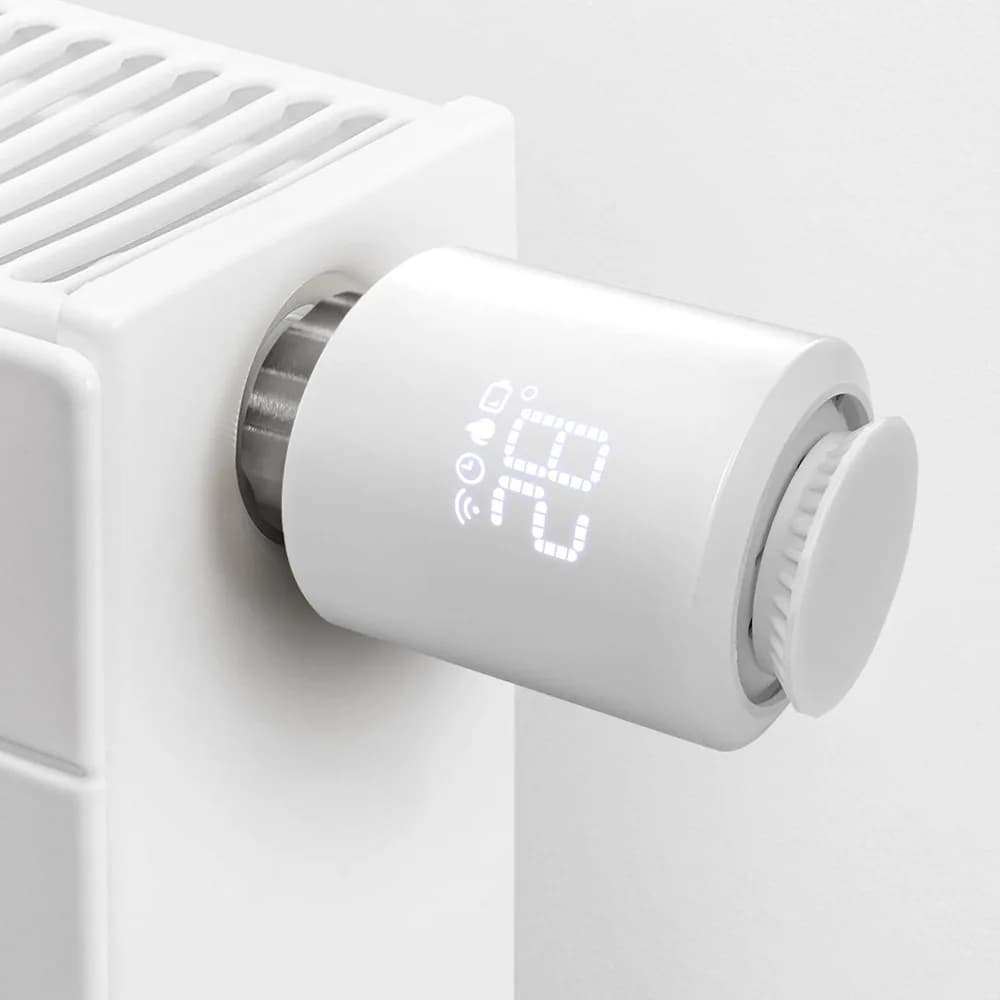 ZigBee Thermostat for Radiator, TRV Intelligent Attuator, Thermostatic Valve, Temperature Control Compatible with Tuya, Alexa, Google Home
