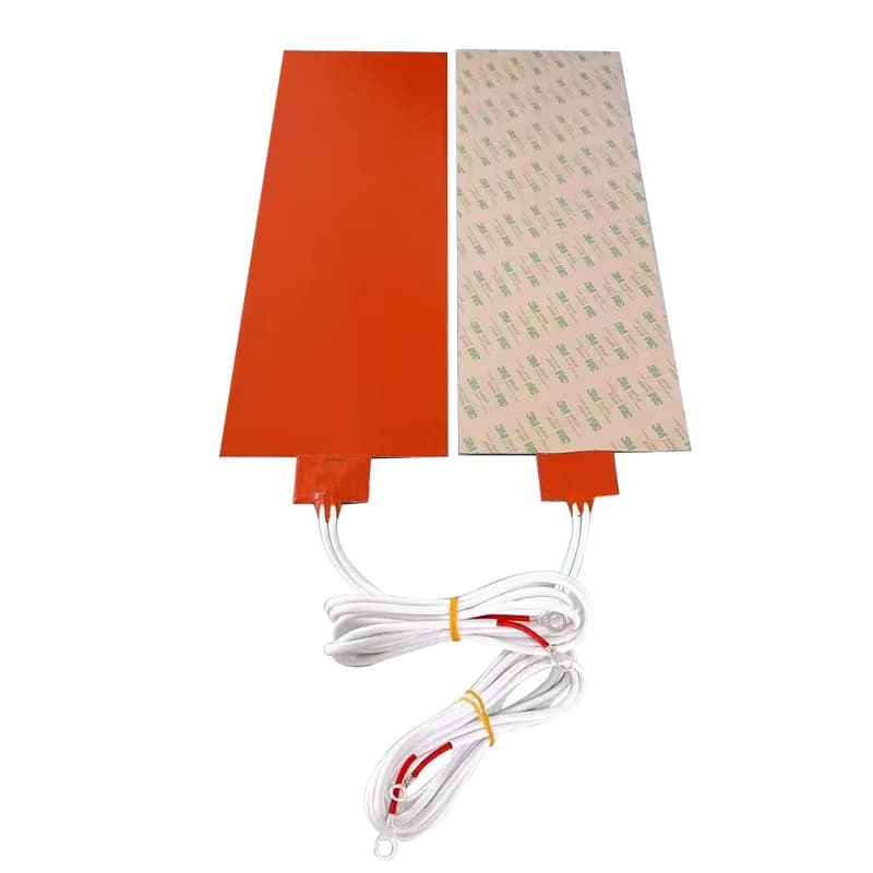 Tappetino riscaldante elettrico personalizzato 120V Coperta flessibile in gomma siliconica Componente nucleo batteria al litio Nucleo di riscaldamento elettrico