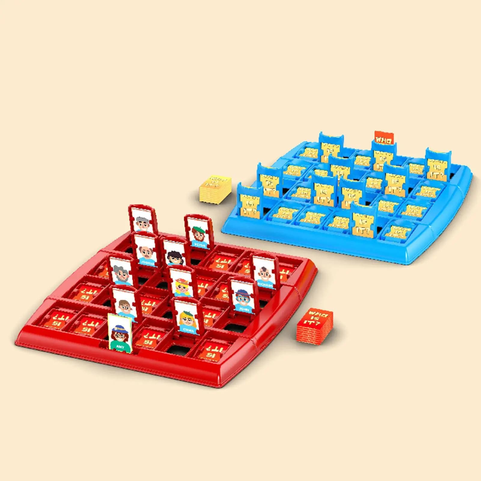 Gioco da Tavolo 'Indovina Chi Sono' per Interazione Genitore-Figlio, Gioco di Memoria e Logica Educativo per Feste in Famiglia