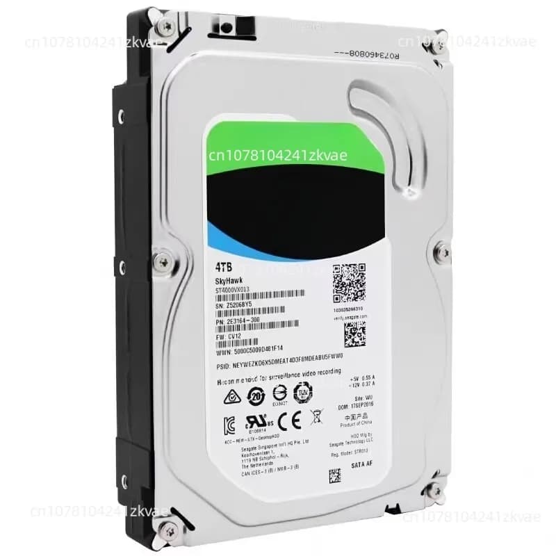 Registratore per disco rigido da 4 TB Computer desktop Archiviazione NAS Disco rigido meccanico, prodotti usati, non nuovo
