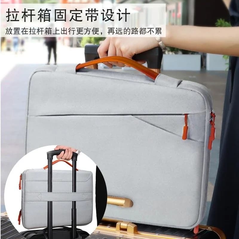 16-inch business laptop bag, waterproof and shockproof airbag, 14/15.6-inch minimalist storage notebook sleeve.